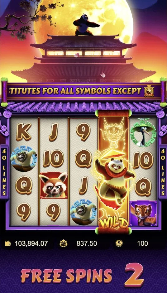 Master Panda – An entire WILD reel stays locked during Free Spins.